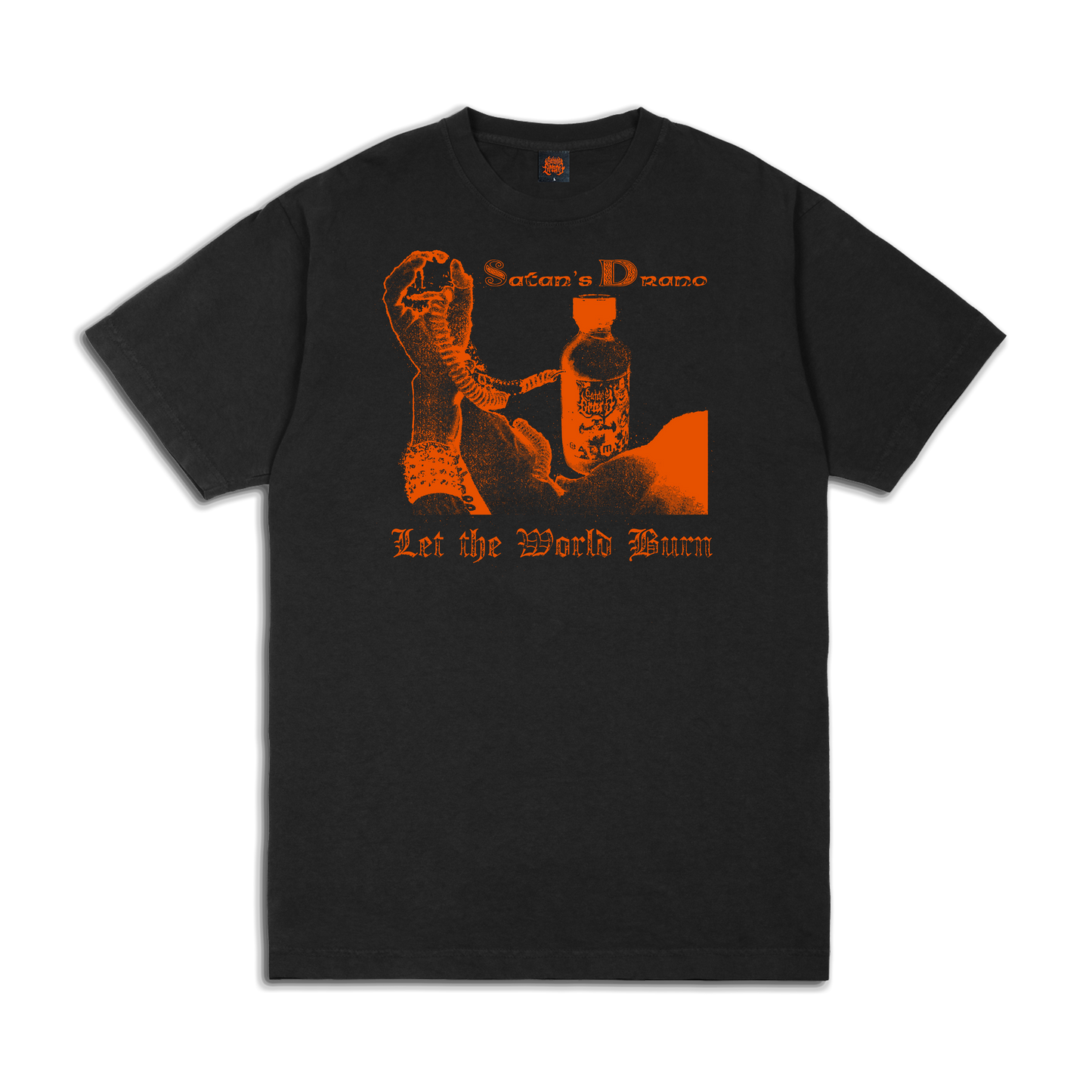 SATANS DRANO - LET THE WORLD BURN TEE