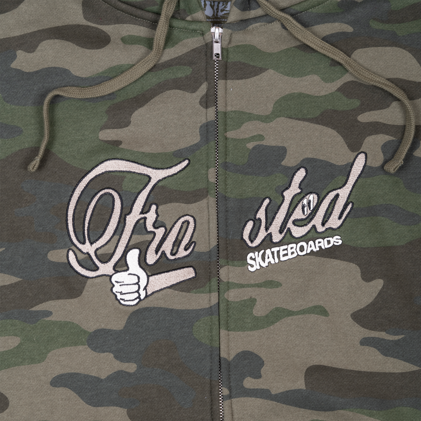 FROSTED - THUMBSUP - ZIP HOODIE