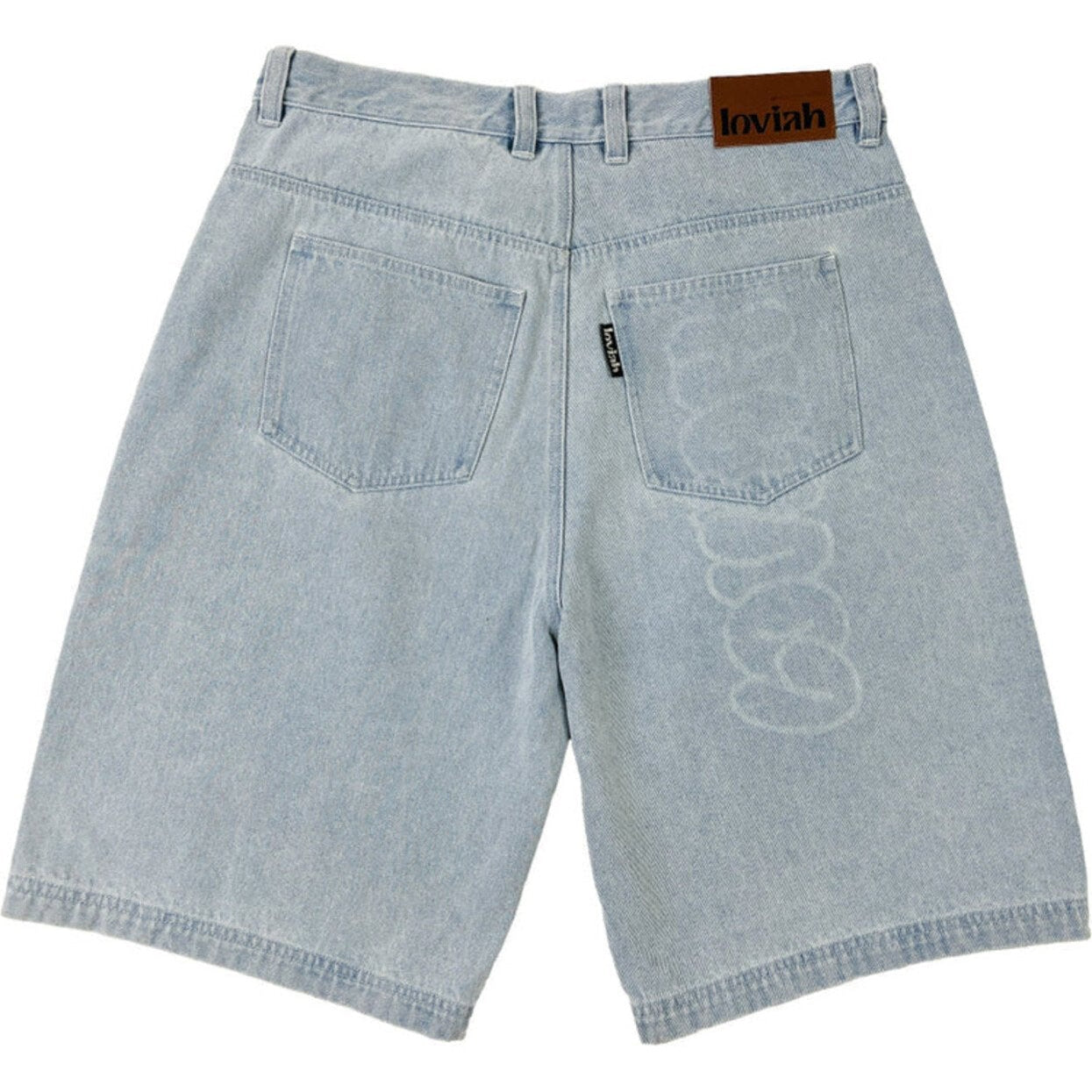 LOVIAH - JHORTS DENIM SHORTS / wht blue wash