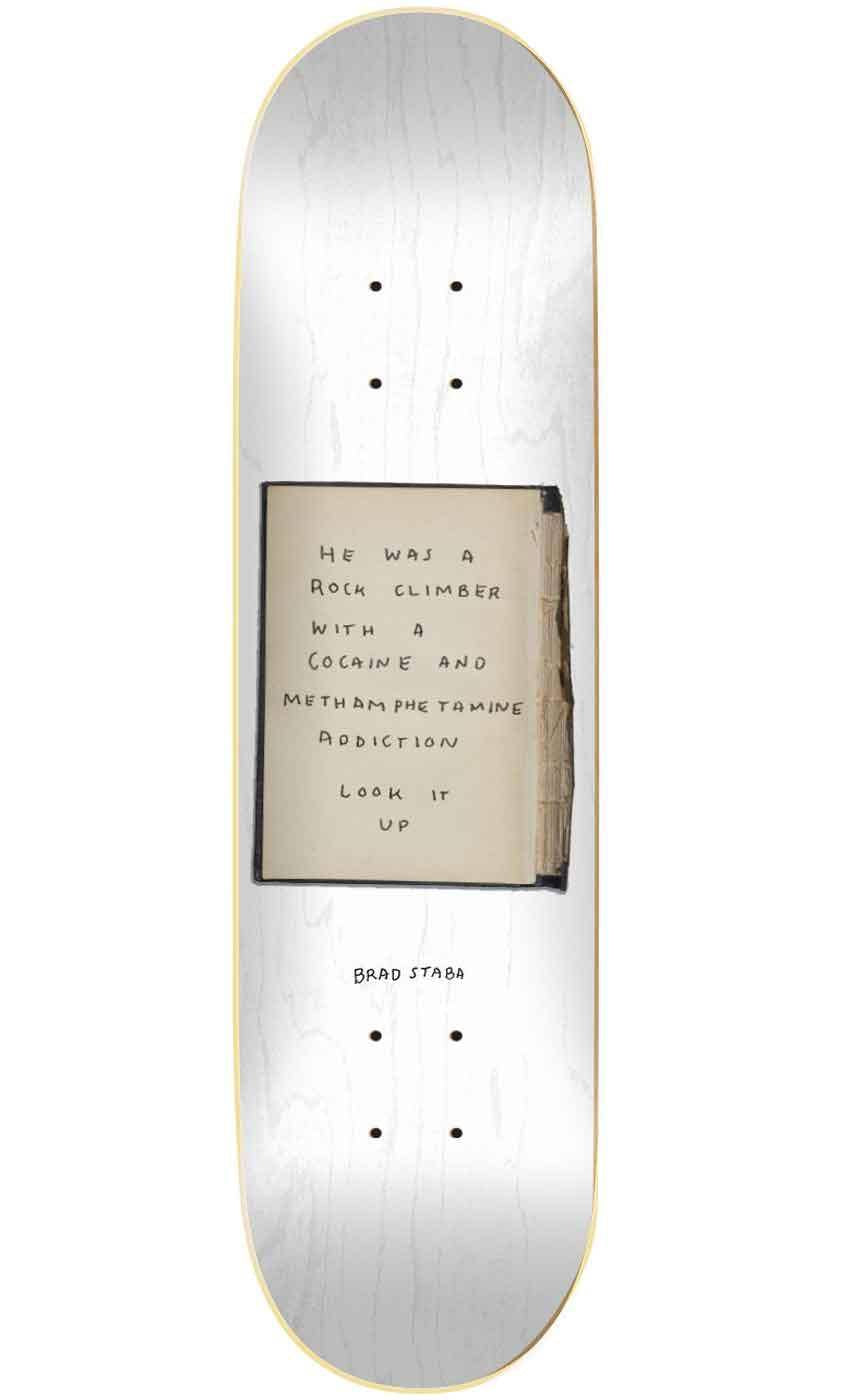 SKATE MENTAL - BRAD STABA LETTER DECK / 8.5