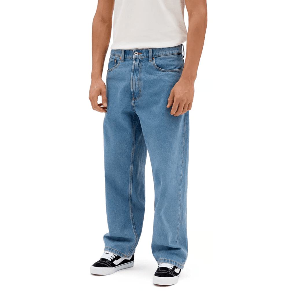 VANS - CHECK-5 BAGGY DENIM PANT / Stonewash-blue