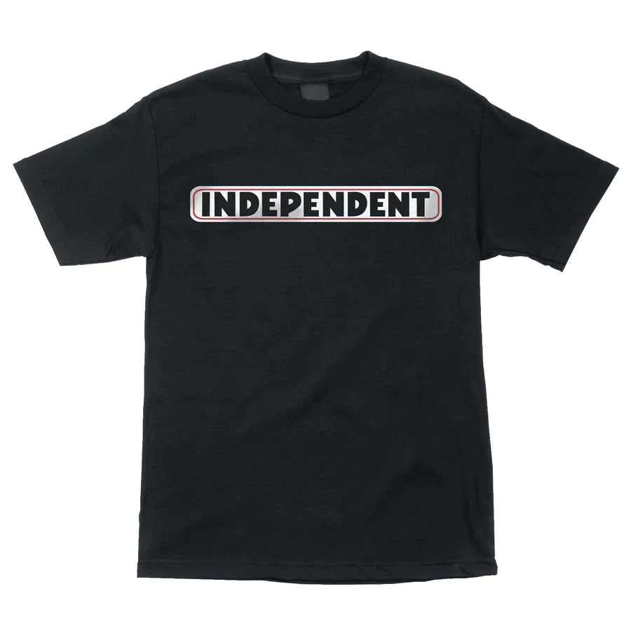 INDEPENDENT - BAR LOGO TEE - BLK