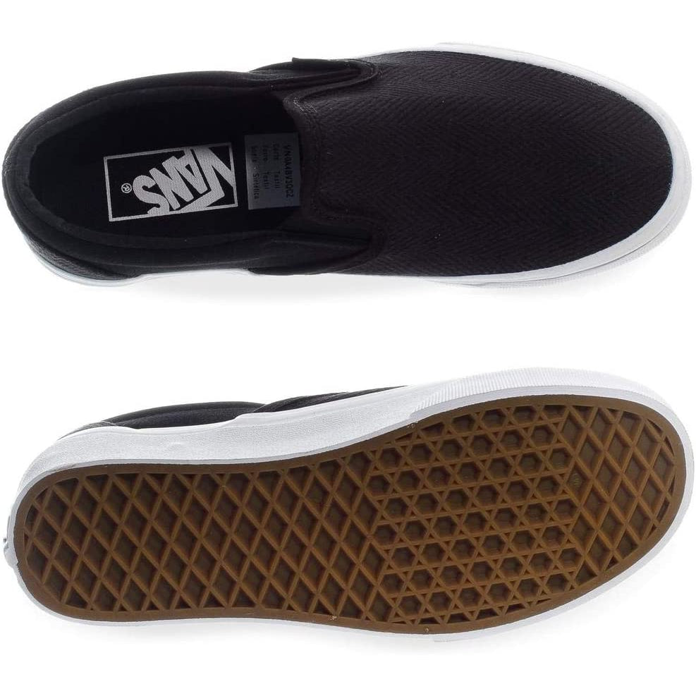 VANS - CLASSIC SLIP-ON HERRINGBONE -WOMEN