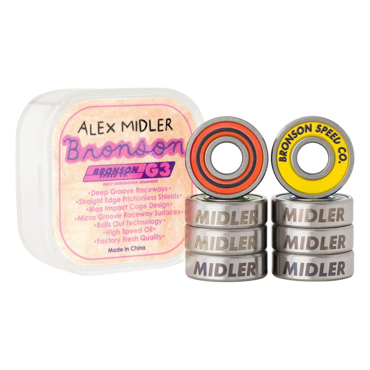 BRONSON - G3 ALEX MIDLER PRO SPEED BEARINGS