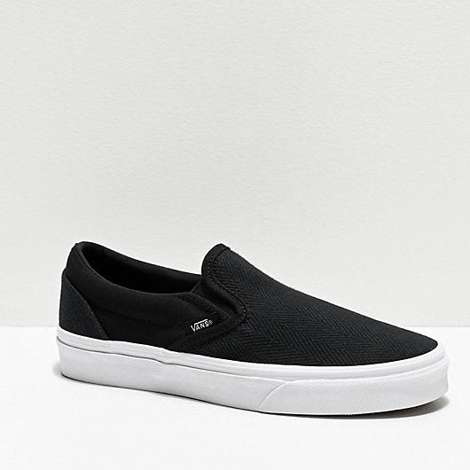 VANS - CLASSIC SLIP-ON HERRINGBONE -WOMEN