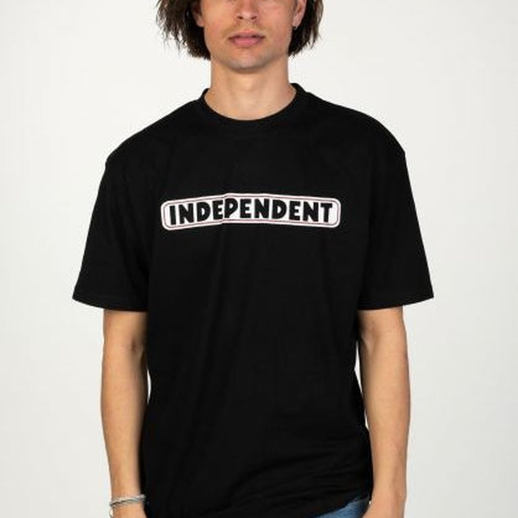 INDEPENDENT - BAR LOGO TEE - BLK