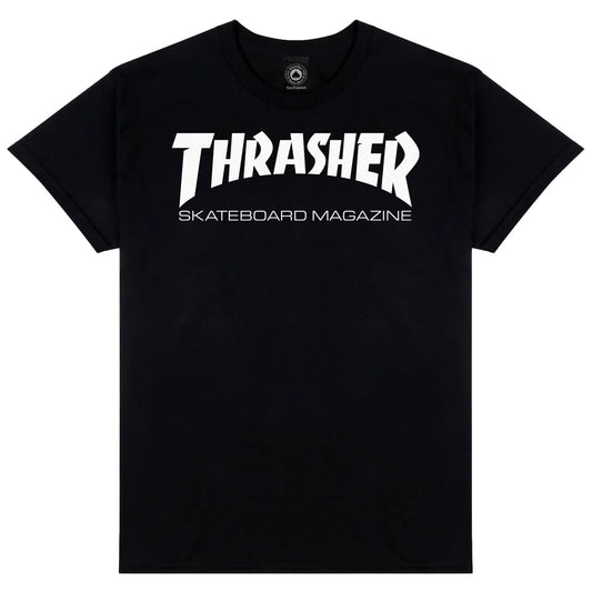 TRASHER - SKATE MAG T-SHIRT / BLK