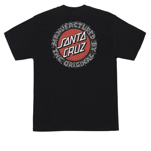 SANTA CRUZ T-SHIRT SPLATTER MFG DOT