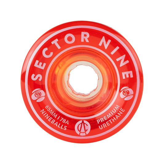SECTOR 9 - NINE BALL WHEELS RED / 78A (65)