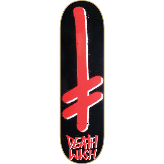 DEATHWISH - GANG LOGO BLK/RED DECK / 8.0