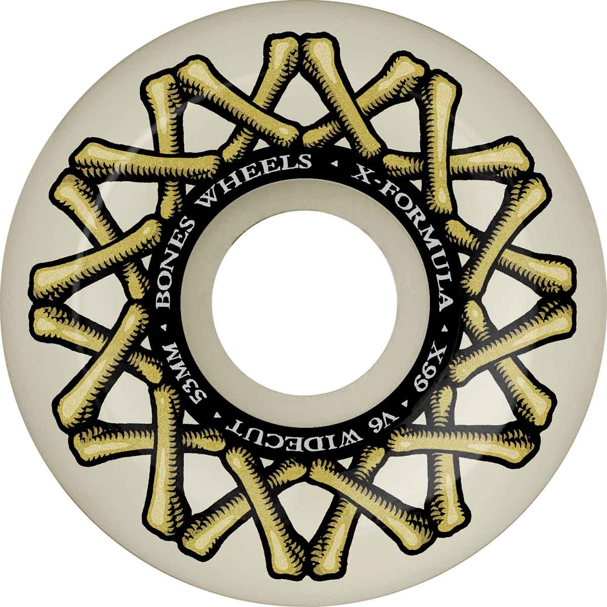BONES WHEELS - XF WIDECUTS V6 99A (53)