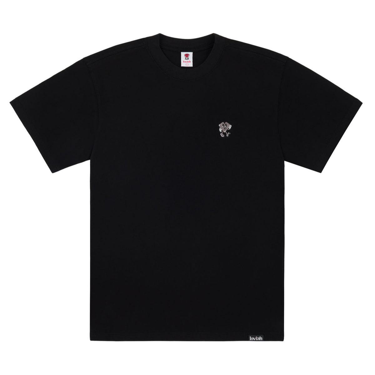LOVIAH - HEARTMAN TEE BLACK