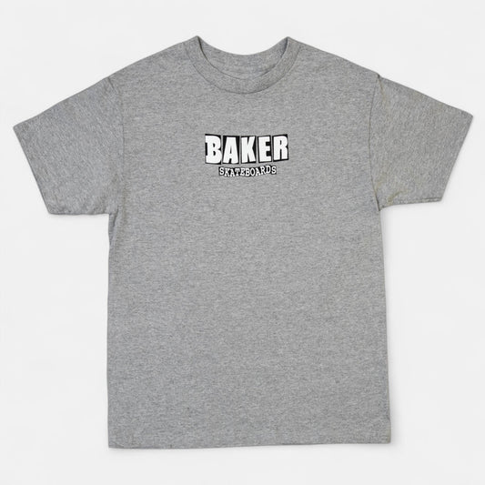 BAKER - BRAND LOGO HEATHER GREY TEE