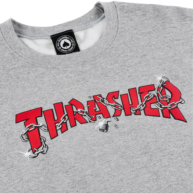 TRASHER - CHAINS BY DANIEL SHEPARD CREWNECK