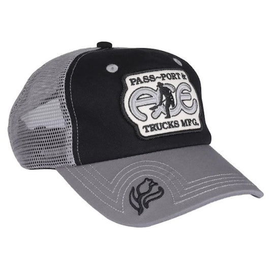 ACE - PACKERS TRUCKER CAP - BLACK/STEEL