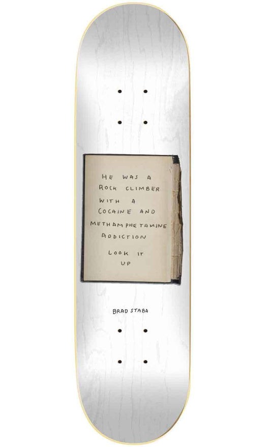 SKATE MENTAL - BRAD STABA LETTER DECK / 8.5