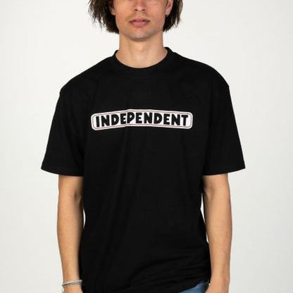 INDEPENDENT - BAR LOGO TEE - BLK